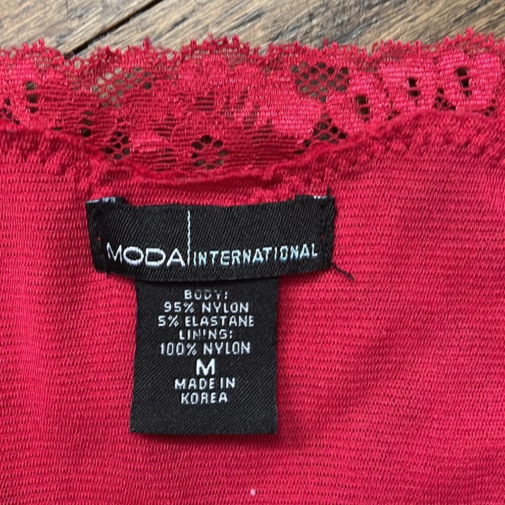 Moda SZ M Red Lace - Picture 4 of 8